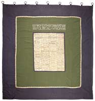 Suffragette hunger strikers banner, 1910 &copy; Museum of London